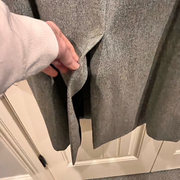 Lauren Ralph Lauren Vintage Sz 10 Long Jacket Leather Trim Wool Polo Preppy EUC - Picture 7 of 13